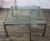 1980s Vintage French Steel and Glass Coffee Table For Sale - Image 5 of 9
