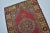 1950s Faded Rose and Dark Slate Border, Low Pile Distressed Turkish Rug For Sale - Image 4 of 10