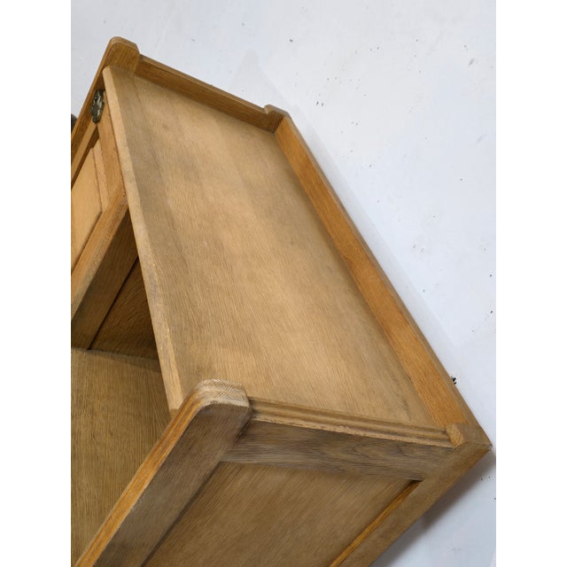 Tall Sideboard with Cupboards, Drawers and Niche by Guillerme et Chambron, 1970s For Sale - Image 13 of 18