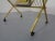 French Brass & Glass Cart with Magazine Rack, 1960s For Sale - Image 11 of 16