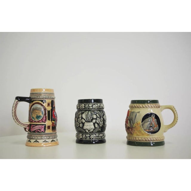 Porcelain Beer Mugs, 1980s, Set of 3 For Sale - Image 12 of 12
