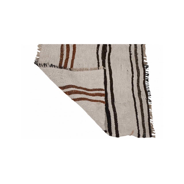 1960s Small Vintage Hemp Kilim Rug - 2`4″ X 6`4″ Ft. For Sale - Image 5 of 5
