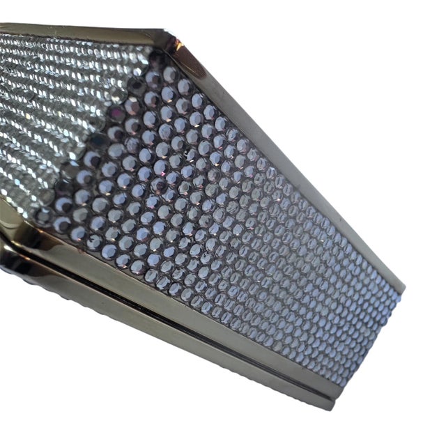 1985 Judith Leiber Crystal Tetris Minaudiere Evening Shoulder Clutch Handbag Vintage For Sale - Image 14 of 18