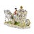20th Century Romantic Porcelain Composition with Carriage from Dresden For Sale - Image 6 of 9