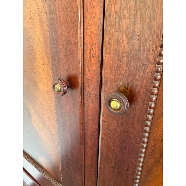 1990s Baker Furniture Milling Road Armoire For Sale - Image 11 of 12