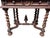 French Walnut Side Table with Twisted Turned Legs For Sale - Image 3 of 6