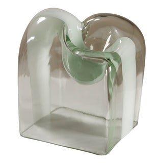 S468 Crystal Bowl by Carlo Nason for Mazzega, 1970s For Sale