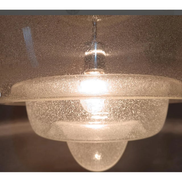 Vintage Art Deco Pendant Light in Murano Glass, 1970s For Sale - Image 15 of 17