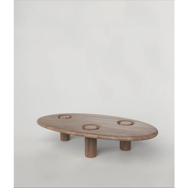 Asido v2 low table by edizione limitata limited edition of: 150 dimensions: d 137 x w 78 x h 29 cm. Materials: solid ash...