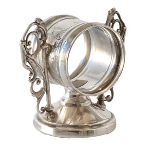 Antique Neoclassical Silver-Plate Napkin Ring