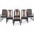 Postmodern Dining Chairs by Bernhardt, Black Lacquer & Birdseye Maple, Set of 6, 1980s For Sale - Image 17 of 18