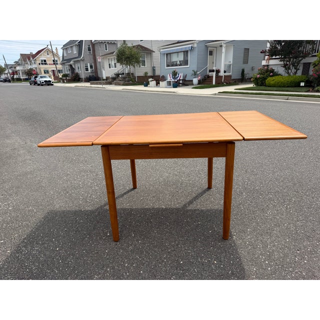 Mid-Century Modern 1970s Mid Century Danish Teakwood Dining Table For Sale - Image 3 of 10