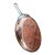 Antique Heinrichs Copper & Sterling Silver Oval Sauté Pan For Sale
