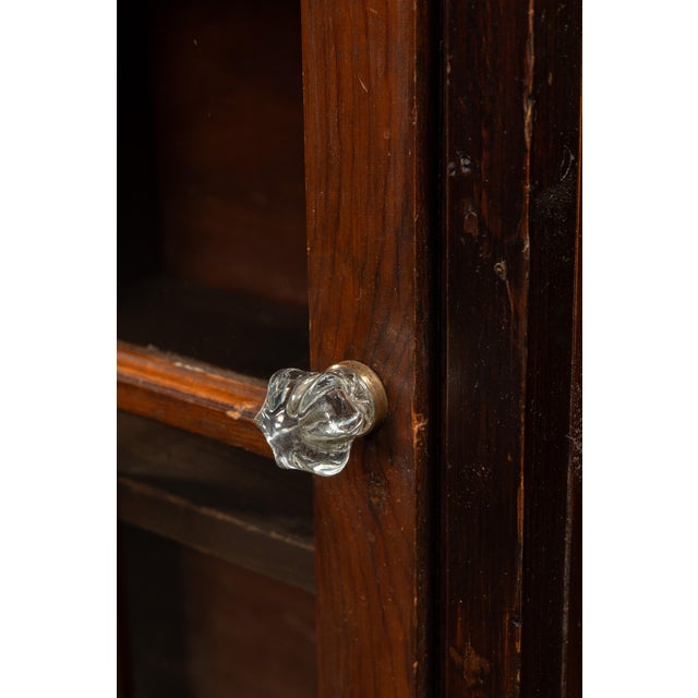 Early 20th Century Mission-Style Display Case With Glass Doors For Sale - Image 12 of 13