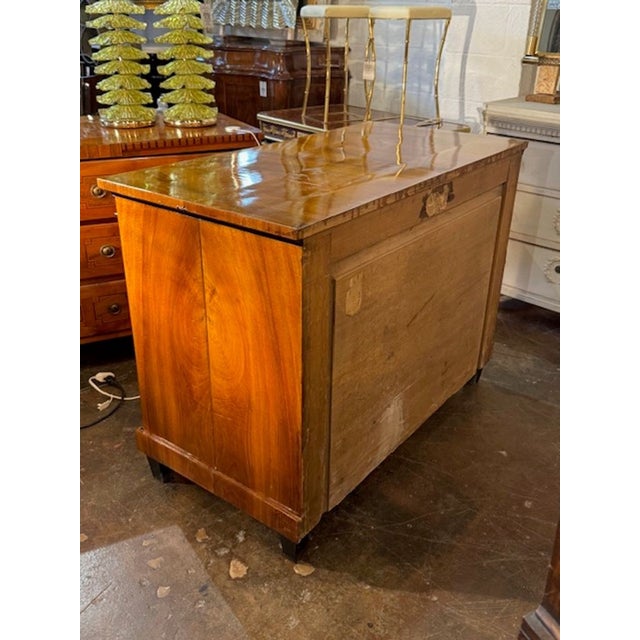 Biedermeier Walnut Commode For Sale - Image 4 of 5