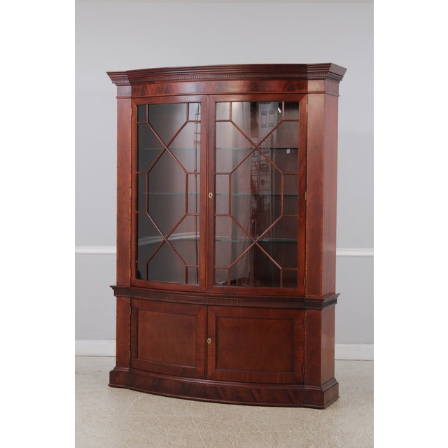 Age: Approx: 30 Years Old Details: Historic Charleston Collection Mahogany Adjustable Shelves High Quality Construction...
