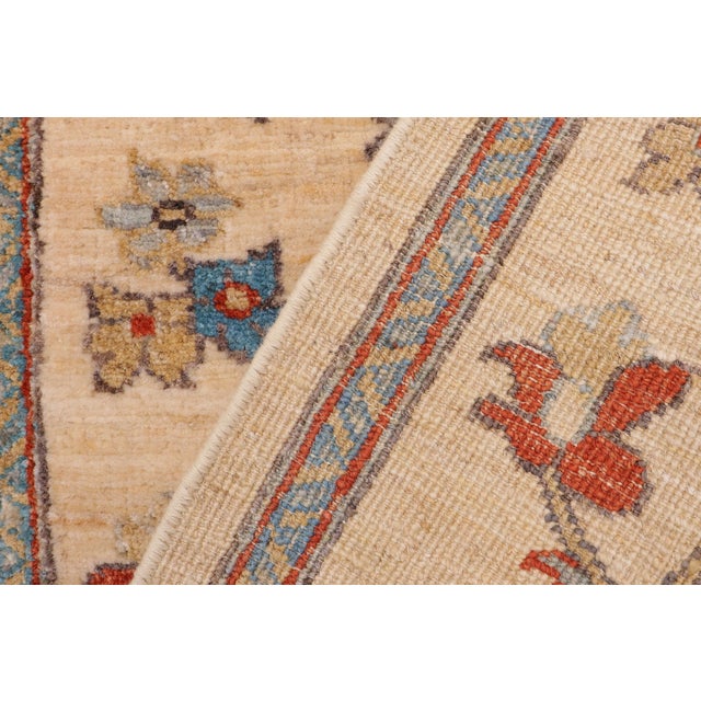 Beige Shabby Chic Ziegler Beige/Rust Wool Runner Rug- 2'1'' X 4'9'' For Sale - Image 8 of 10