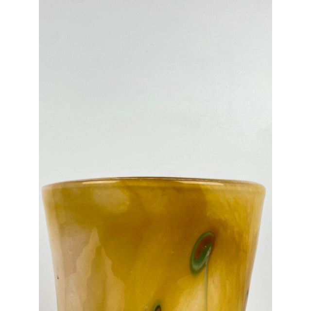 Large French School Glass Vase, 1950s For Sale - Image 3 of 8