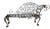 Antique French Hand Forged Scrolled Wrought Iron Chaise Lounge For Sale In Los Angeles - Image 6 of 6