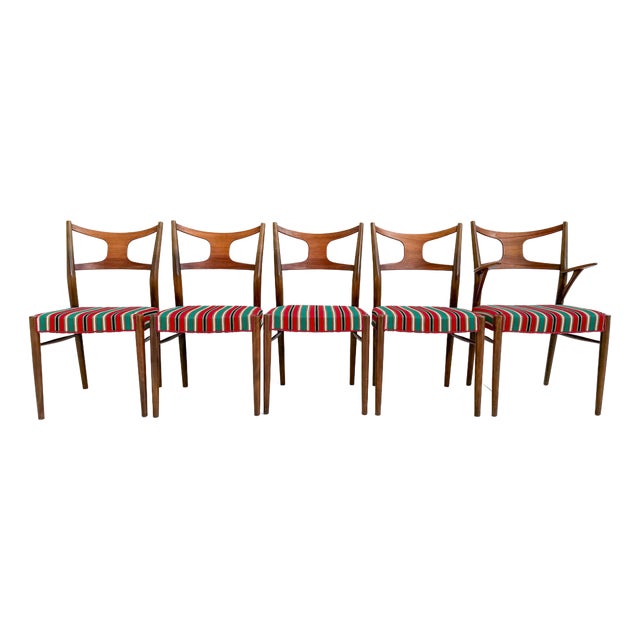Dining Chairs by Kurt Østervig for Randers Møbelfabrik, 1950s, Set of 5 For Sale