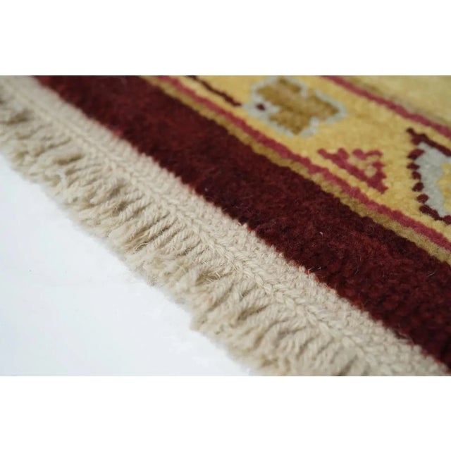 Oushak Rug 4' X 6' For Sale - Image 10 of 12
