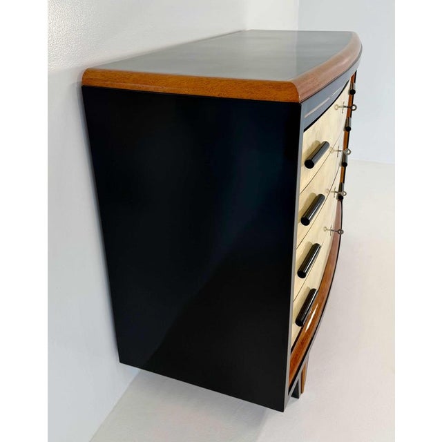 Italian Art Deco Chest of Drawers, 1940s For Sale - Image 6 of 16