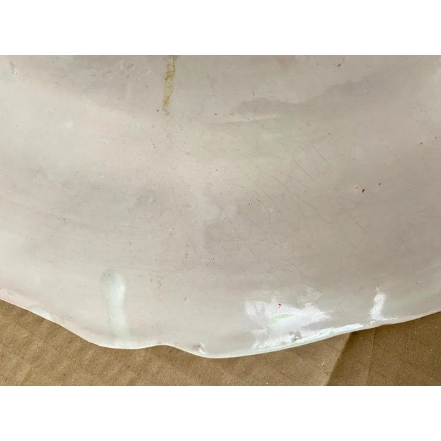 It is an Faience Dish, made in the 19th century by Boulogne sur Mer Manufacturer, the colors are white blue Yellow. The...