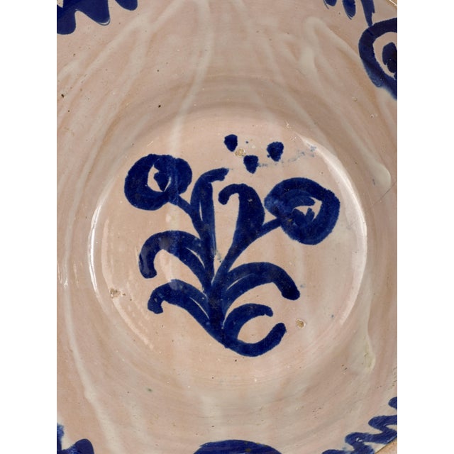 antique Granada Blue Majolica Bowl, 1800s For Sale - Image 4 of 11