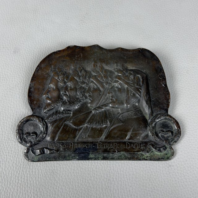 Black High Relief Bronze Sculpture by Ignoto, 1940s For Sale - Image 8 of 11