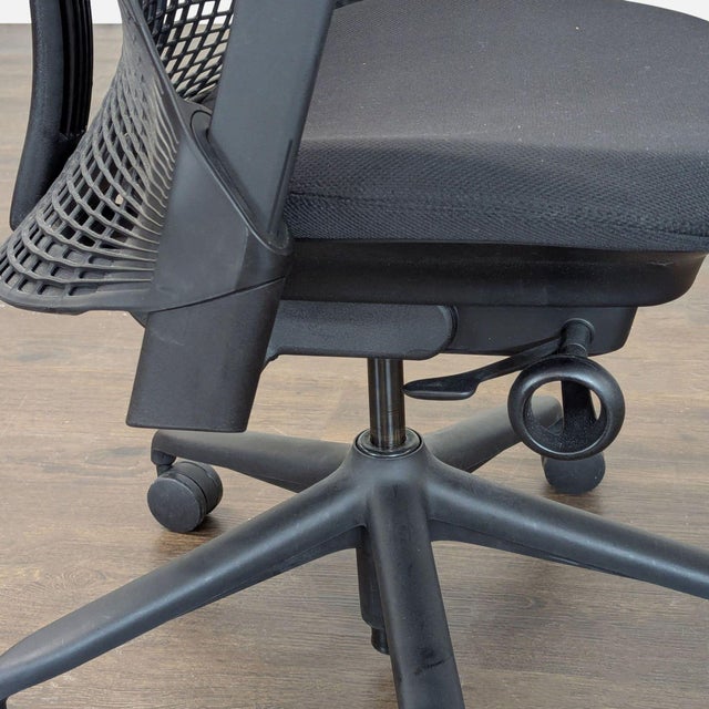 Herman Miller Sayl Black Office Chair With Mesh Back and Adjustable Arms For Sale In Phoenix - Image 6 of 8
