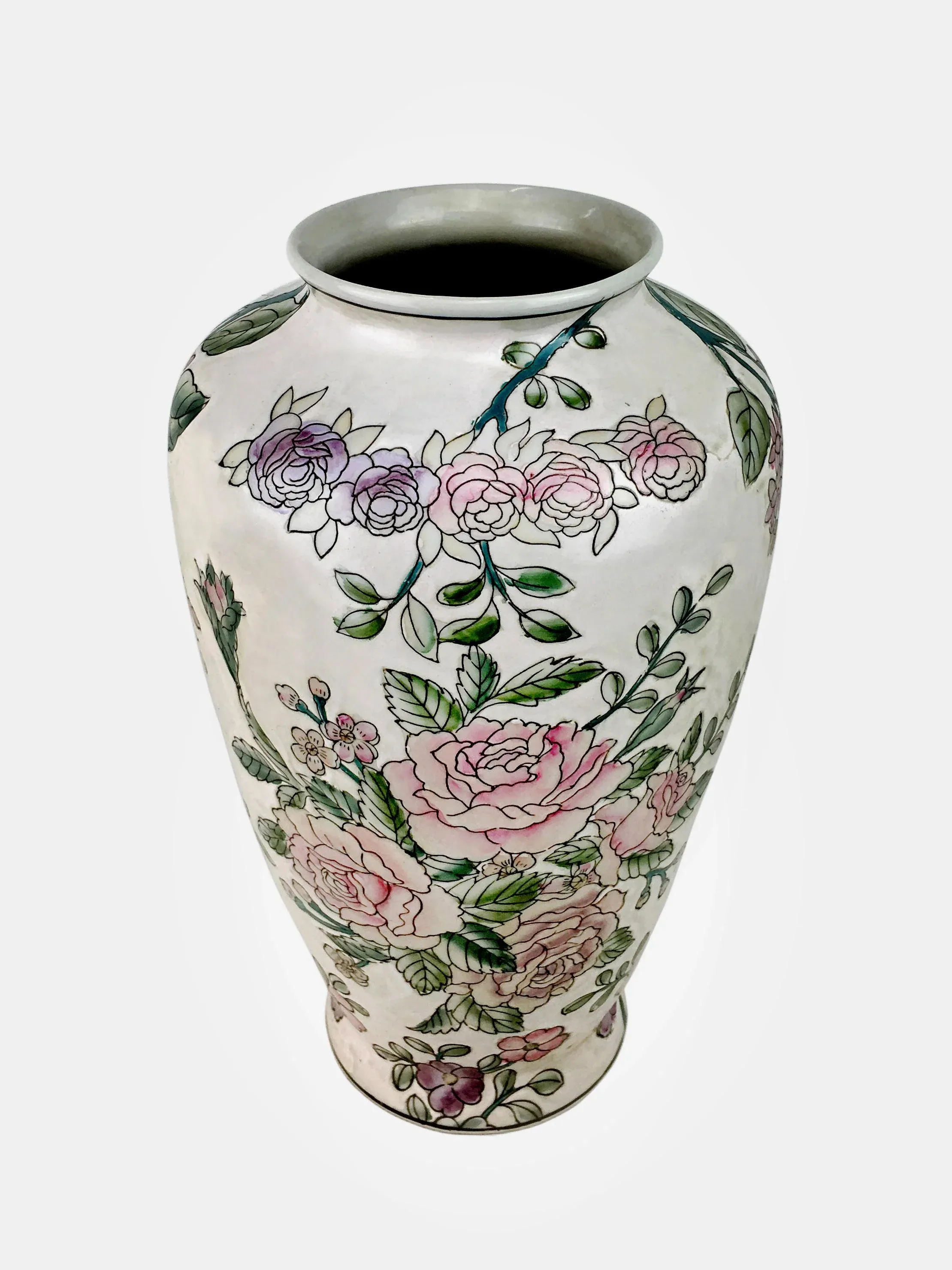 A Famille Rose Jar with Bird-and-Flower Design, Made in the Reign of
