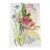 1980’s Original Impressionist Bouquet of Flowers Watercolor Painting For Sale