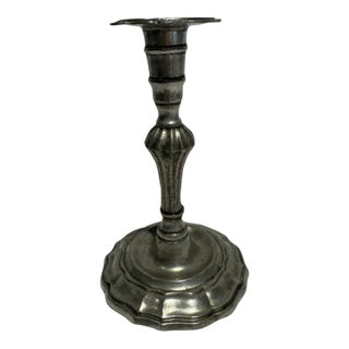 Vintage Arte Italica Pewter Candlestick Holder For Sale