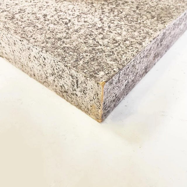 Italian Modern Wood Painted as Stone Pedestal Column, 1990s For Sale - Image 10 of 12