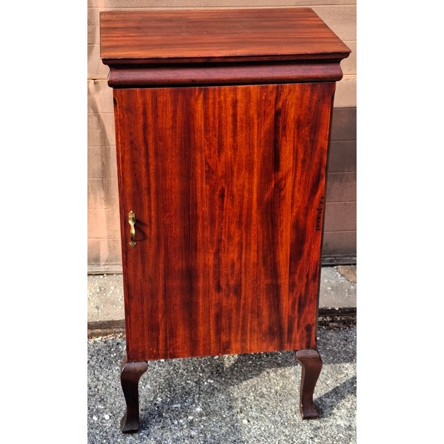 Wood Victorian Refurbished Mahogany Sheet Music Cabinet, Ca 1900s For Sale - Image 7 of 16
