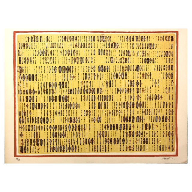 Guy Roussille, Composition, Lithograph For Sale