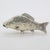 Vintage Italian Heavy Carp Fish Miniature Figurine in Silver 800, Arezzo, 1970s For Sale - Image 12 of 12