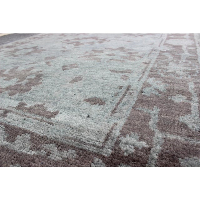 Measures 5'6 x 8'6 Country of Origin: India; Type: Oushak; Design: All-Over, Floral, Oushak Floral; Keivan Woven Arts; rug...