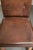 Large Sheepskin Dining Chairs in Dark Cognac, 1940s, Set of 4 For Sale - Image 9 of 14