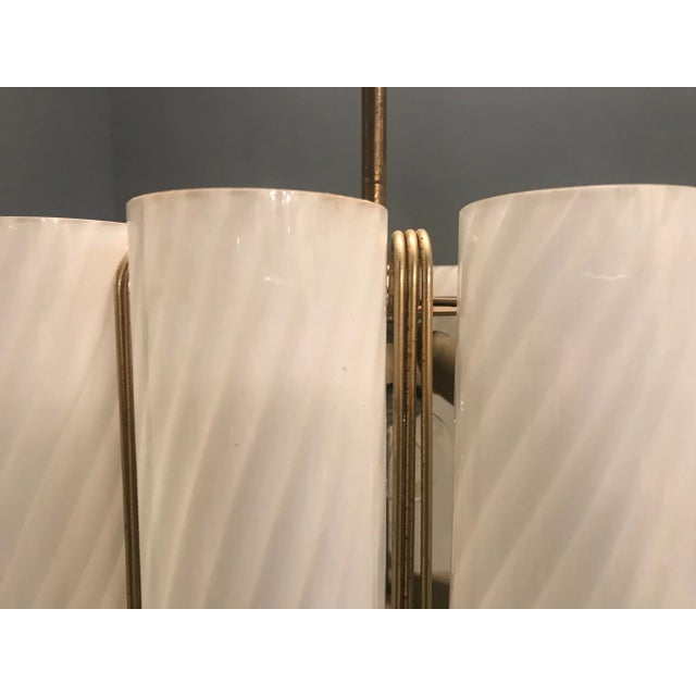 1960s Murano Swirl Glass Chandelier by Paolo Venini for Murano, 1960s For Sale - Image 5 of 17