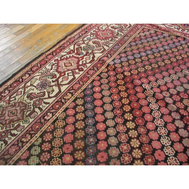 1900 - 1909 Early 20th Century Persian Malayer Carpet ( 6'9" x 10'8" - 205 x 325 cm ) For Sale - Image 5 of 5