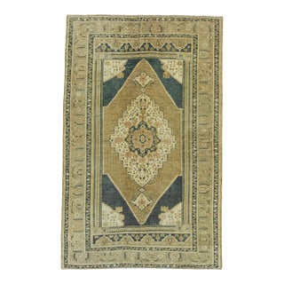Turkish Vintage Rug 3'10" x 6' #20697 For Sale