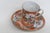 Tame and Nakamura Japan 2pc Set Chocolate Cup and Saucer Pair Hand Painted For Sale - Image 10 of 11