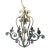 Early 20th Century Wrought Iron Chandelier 36" For Sale