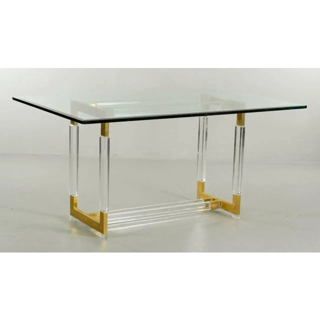 Vintage dining table by Charles Hollis Jones from the "Metric" collection, designed and manufactured in the 1960s. The...