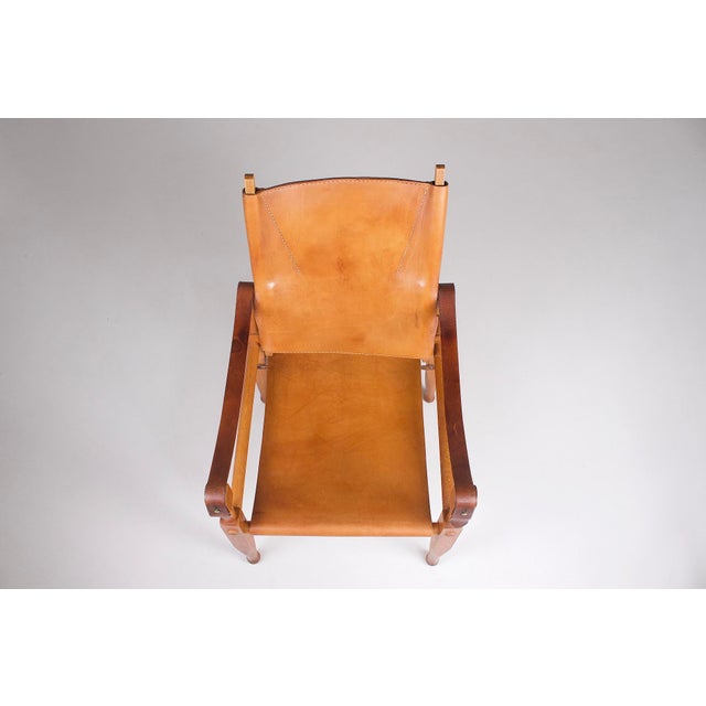 Safari Armchair in Cognac Leather from Wilhelm Kienzle, 1950s For Sale - Image 14 of 16