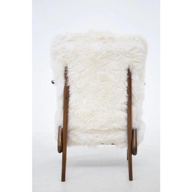 Set of Italian Fur Armchairs by Giuseppe Scapinelli For Sale - Image 10 of 14