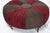 Wood 1990s Ottoman With Velvet Pinwheel Design For Sale - Image 7 of 12