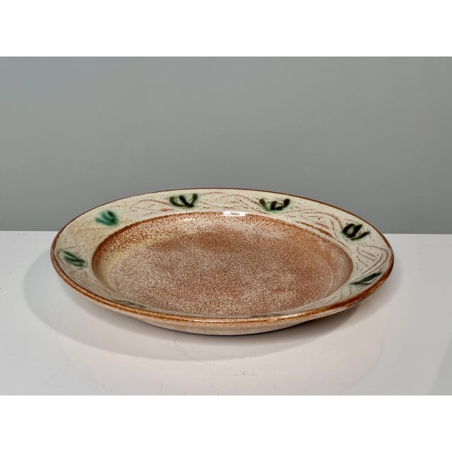 1980s Studio Ceramic Plate by Helma Klett, Germany, 1980s For Sale - Image 5 of 9