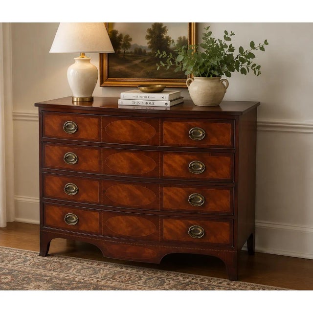 Stunning chest from top-quality furniture maker Baker. Currentlly availble new for retail price $13,000. Features four...